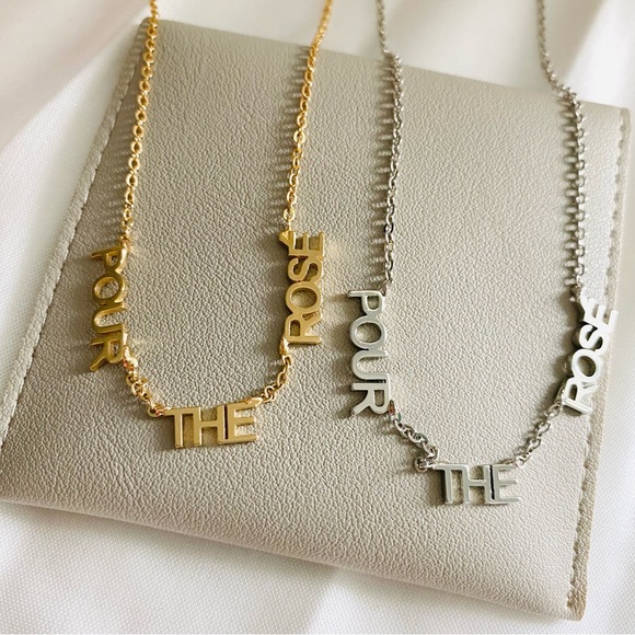 Beer, Wine, Rose and Coffee Necklace - Picture 5 of 8